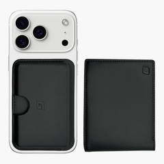 2-in-1 wallet ZWART