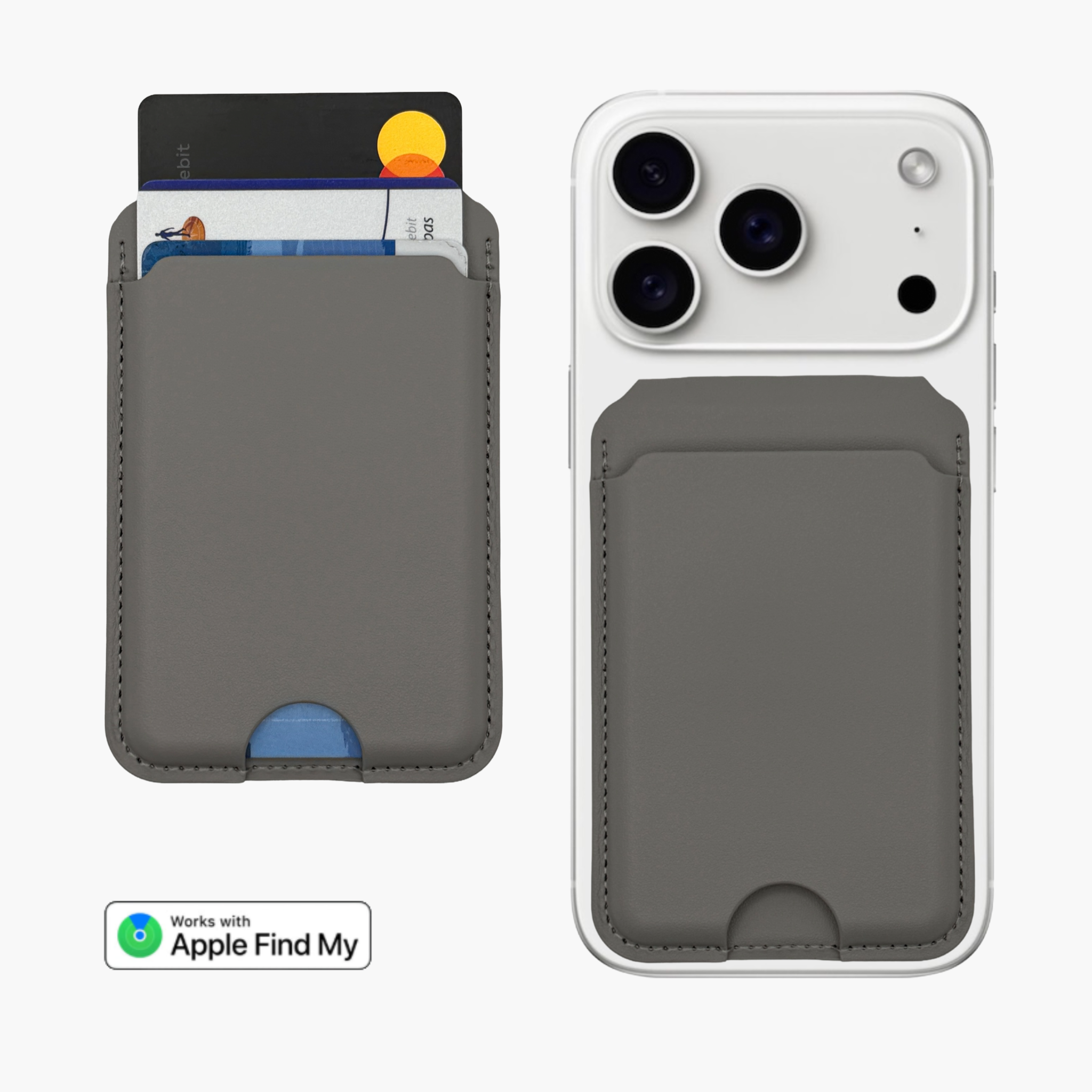 Magsafe Kaarthouder met tracker ingebouwd