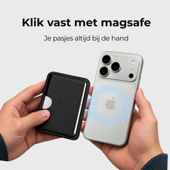 2-in-1 wallet ZWART