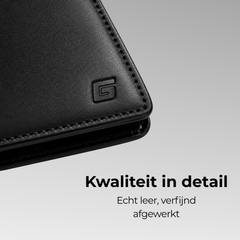 2-in-1 wallet ZWART