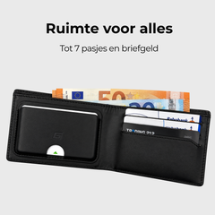 2-in-1 wallet ZWART